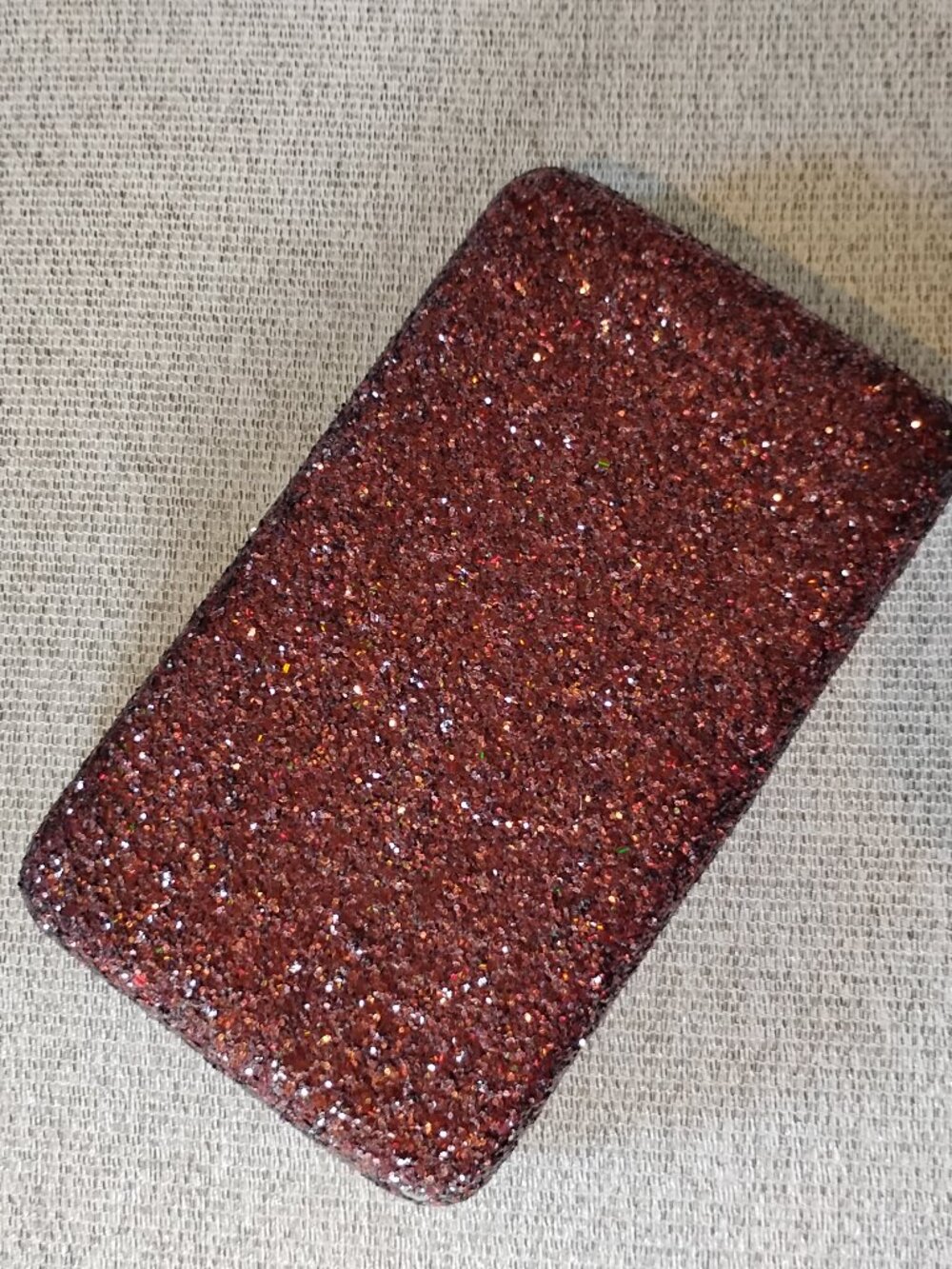Burgundy Sparkle Clutch Bag Bifold Wallet